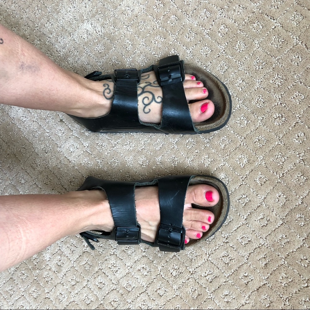 Birkenstock sandals with ankle strap - size 38